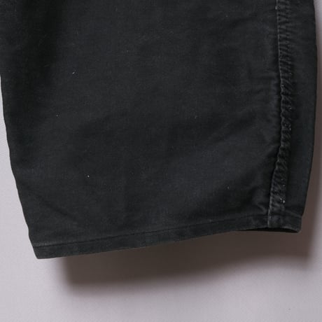 50s-60s Adolphe Lafont  Black Moleskin Work Trousers
