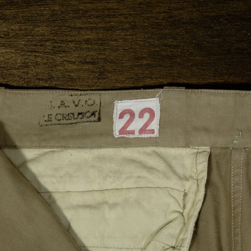 French Army M52 Trousers Late Deadstock Size 22 French Army M52 Trousers Late Deadstock Size 22