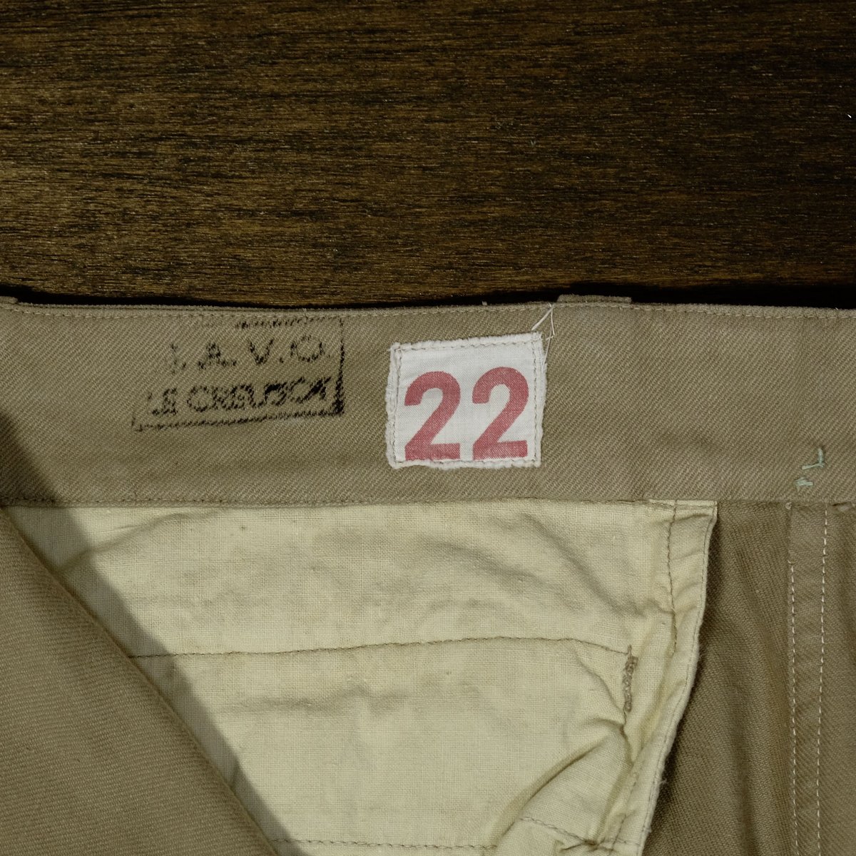 M52 サイズ22 後期 French Army M52 Trousers Late Deadstock Size 22