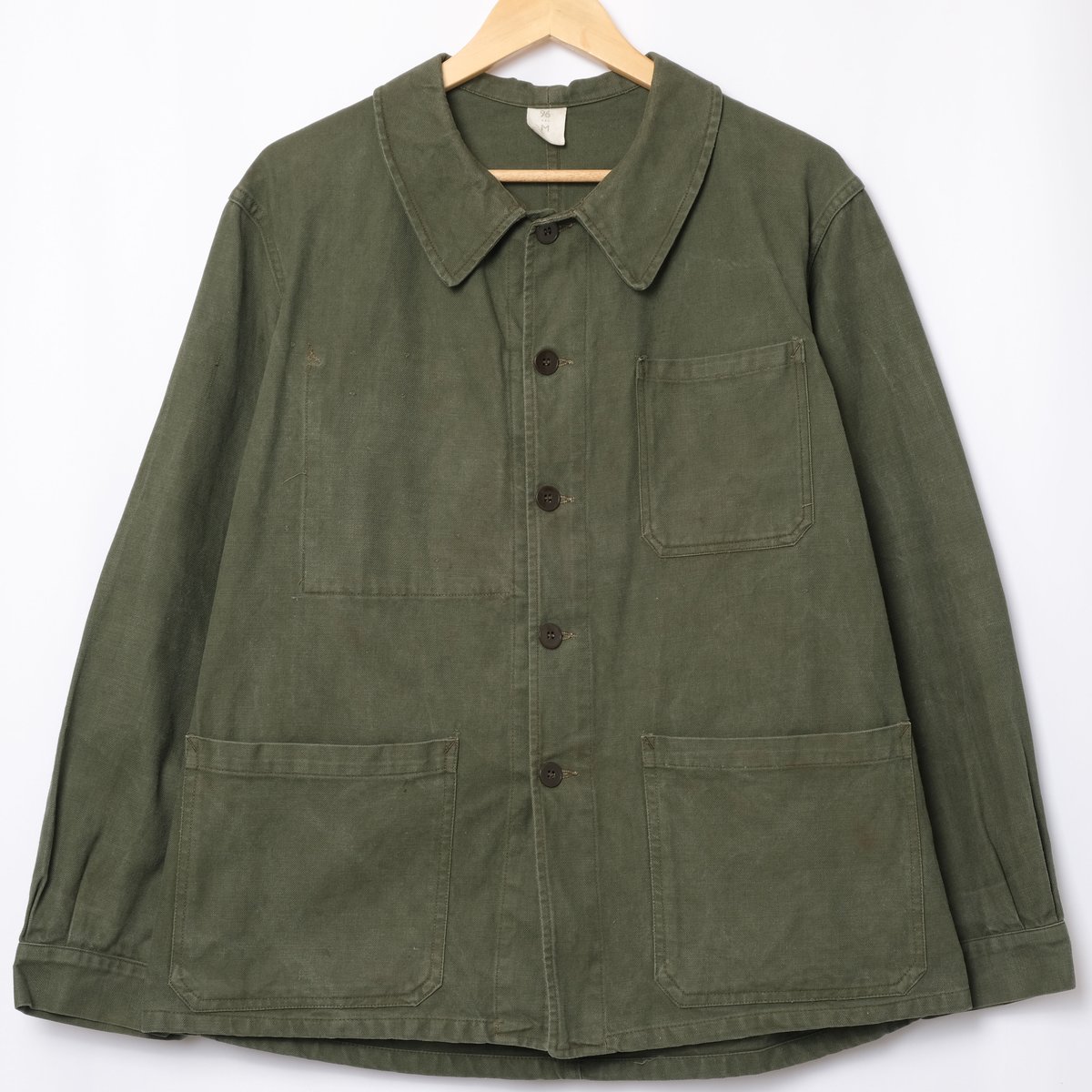 50s French Army Olive Green Work Jacket 1 | Ugl