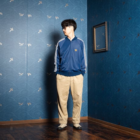 70−80s Vintage adidas Ventex ATP Track Jacket Navy (Made in France)