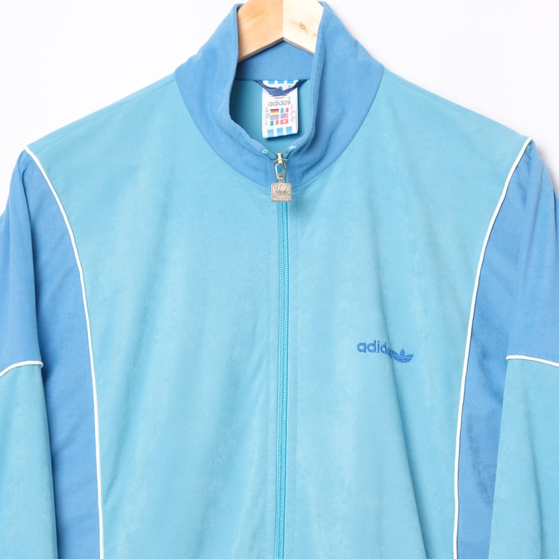 90s Vintage adidas Velours Track Jacket Light B 90s Vintage adidas Velours Track Jacket Light B