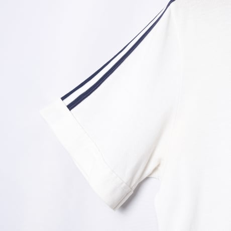 80s Vintage adidas Ventex Band Collar Half Sleeve Polo Shirt（Made in France）