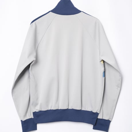 70-80s Vintage adidas Ventex Track Jacket Model First Gray × Navy  (Made in France)