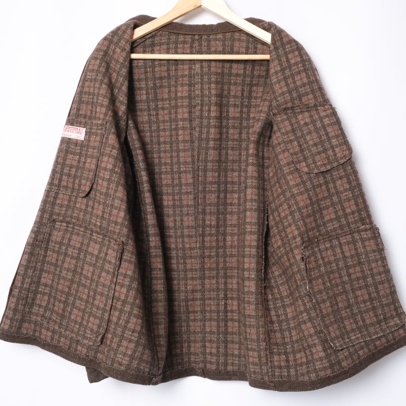 French vintage ファーマーズジャケットJANKEY pascal 50-60s France Vintage Pascal Wool Farmers Work