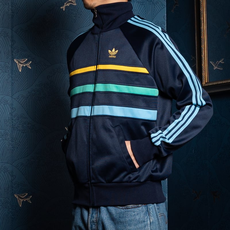 70-80s Vintage adidas Ventex Track Jacket Model