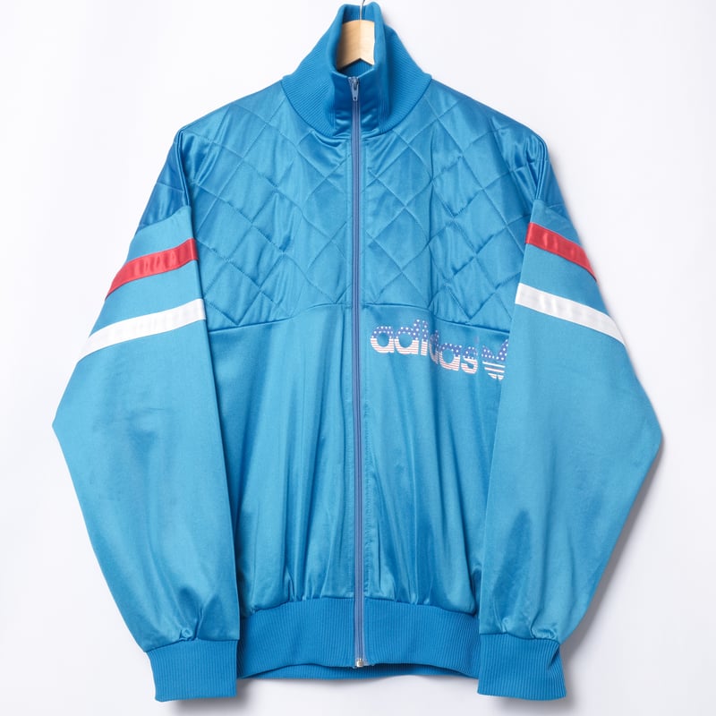 80s Vintage adidas Ventex Track Jacket Light Bl