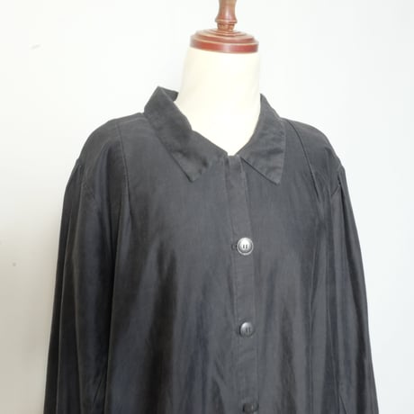 1940-50s Black Light Moleskin Dress