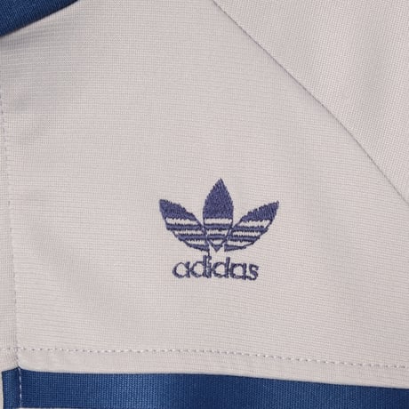 70-80s Vintage adidas Ventex Track Jacket Model First Gray×Navy×Yellow×Light Blue(Made in France)