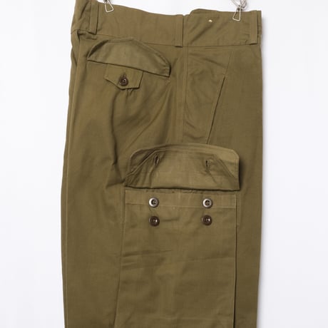 French Army M47 Trousers Early Canvas Size 33  Dead Stock