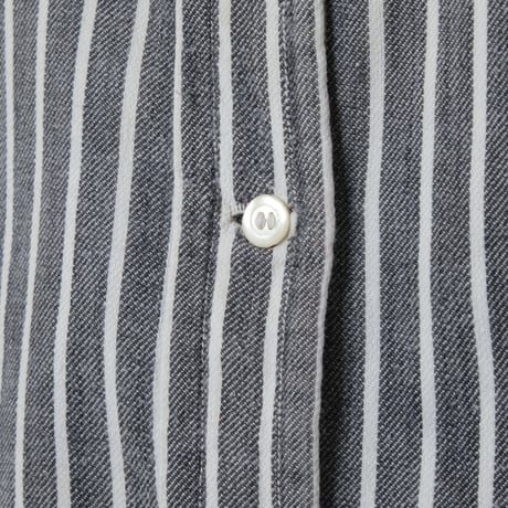 ‐1920s French Antique Stripe Cotton farmers Blouse