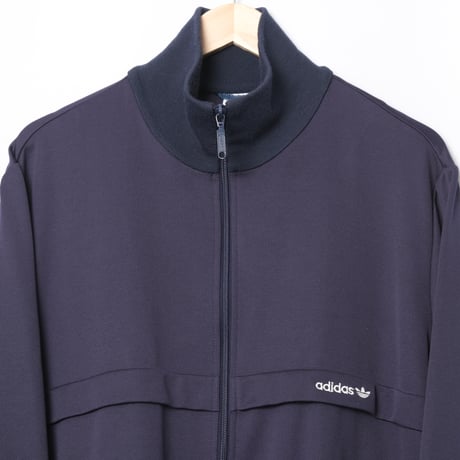 80s Vintage adidas Track Jacket Navy（Made in Hungaria）