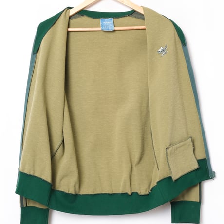 70s Vintage adidas Ventex Track Jacket Pistachio(Made in France)