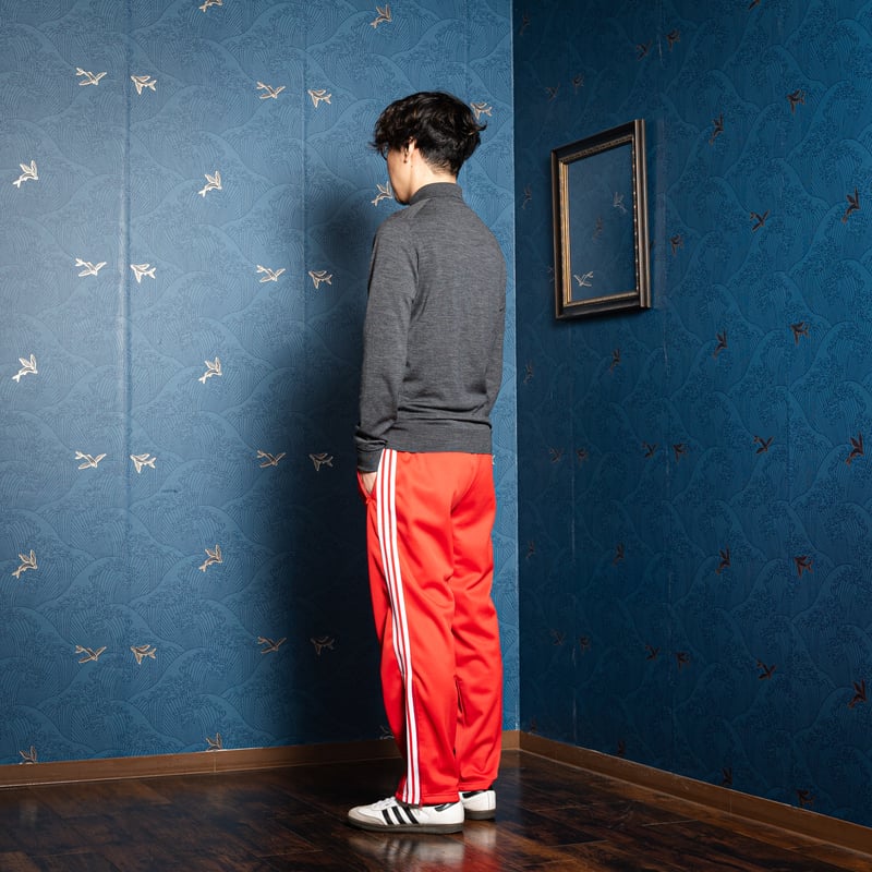 70-80s Vintage adidas Ventex Track Trousers Red