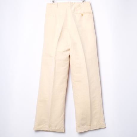-50s France Vintage Eversmart Linen Trousers
