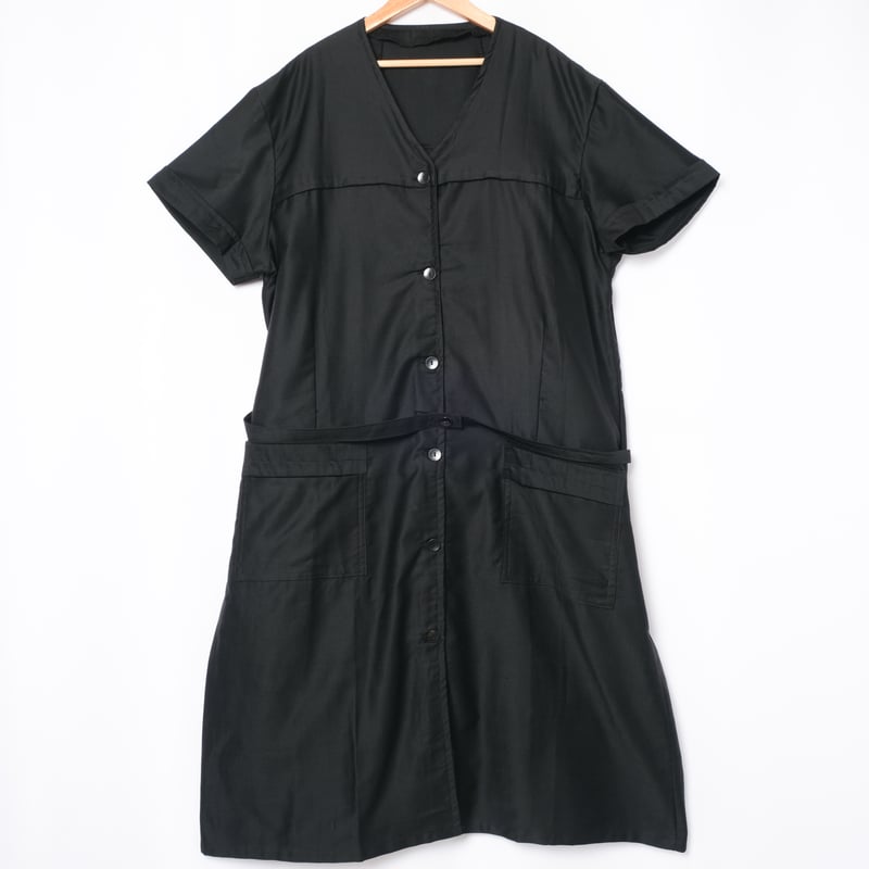 40-50s France Vintage Light Black Moleskin Half