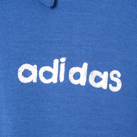 70s Vintage adidas Ventex Knit Jacket Blue (Made in France)