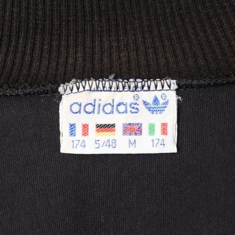 80s Vintage adidas Ventex Track Jacket Model Challenger Black × Blue（Made in France）