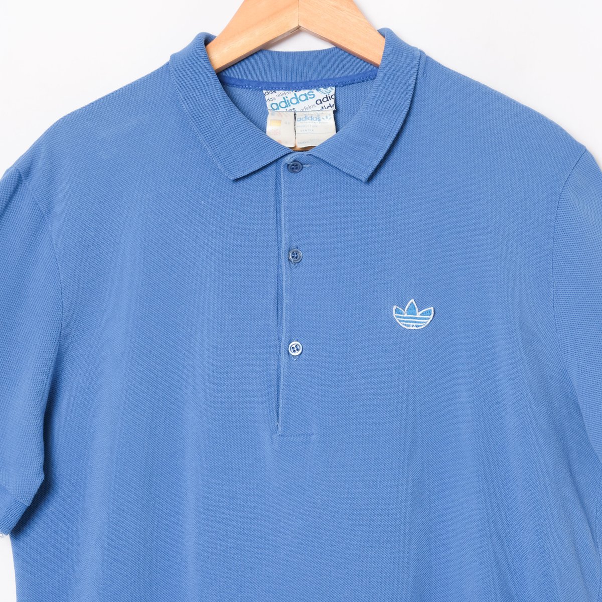 70s Made in France adidas ポロシャツ 切替デザイン 80s Vintage adidas Ventex Half Sleeve Polo Shir