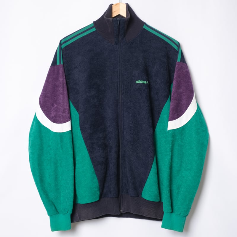 80s Vintage adidas Ventex Track Jacket Navy × G