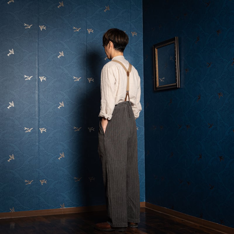 40-50s France Vintage Stripe Trousers | Ugla パン 40-50s France Vintage Stripe Trousers | Ugla パン