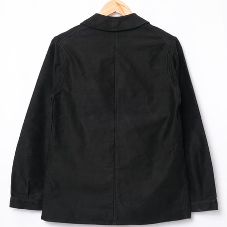 40-50s Le Mont St Michel Black Moleskin Jacket