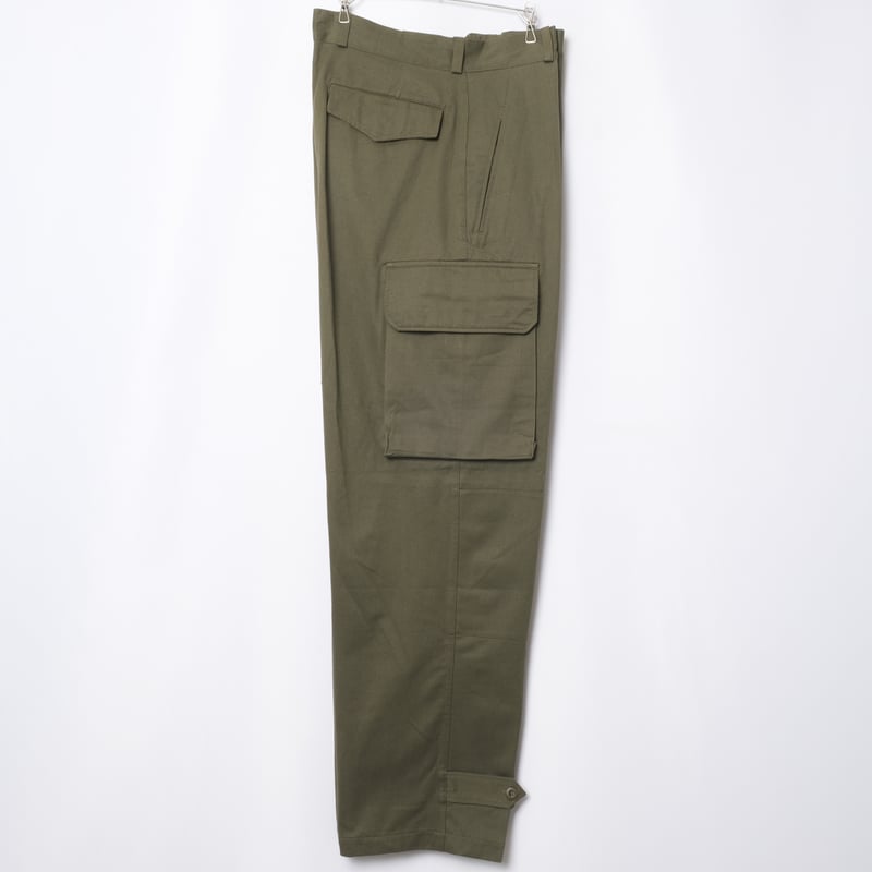 実物 French Military m47 後期 TROUSERS 33 French Army M47 Trousers Late Size 33 Dead Stoc