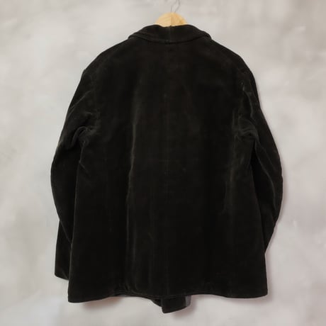 30s40s  French Dark Brown Corduroy  Jacket "Adolphe Lafont"Dead Stock