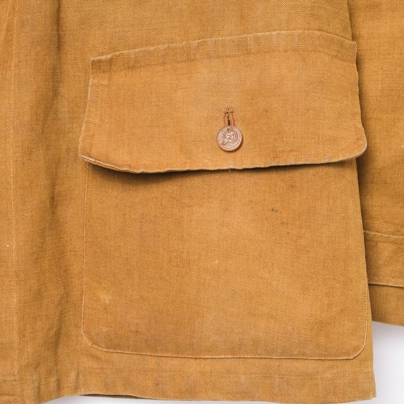 30-40s France Vintage SOMLYS Linen Hunting Jack...