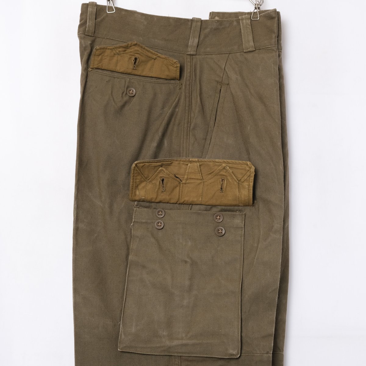 French Army M47 Trousers First 3 Buttons Size French Army M47 Trousers First 3 Buttons Size