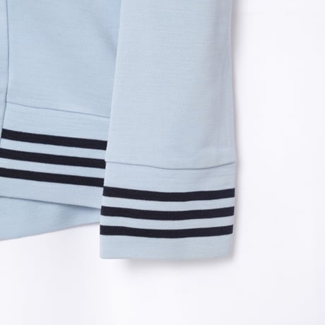 70-80s Vintage adidas Knit Jacket Light Blue（Made in West Germany）