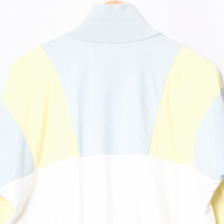 80s Vintage adidas ATP Track Jacket  White × Light Gray × Custard (Made in West Germany)