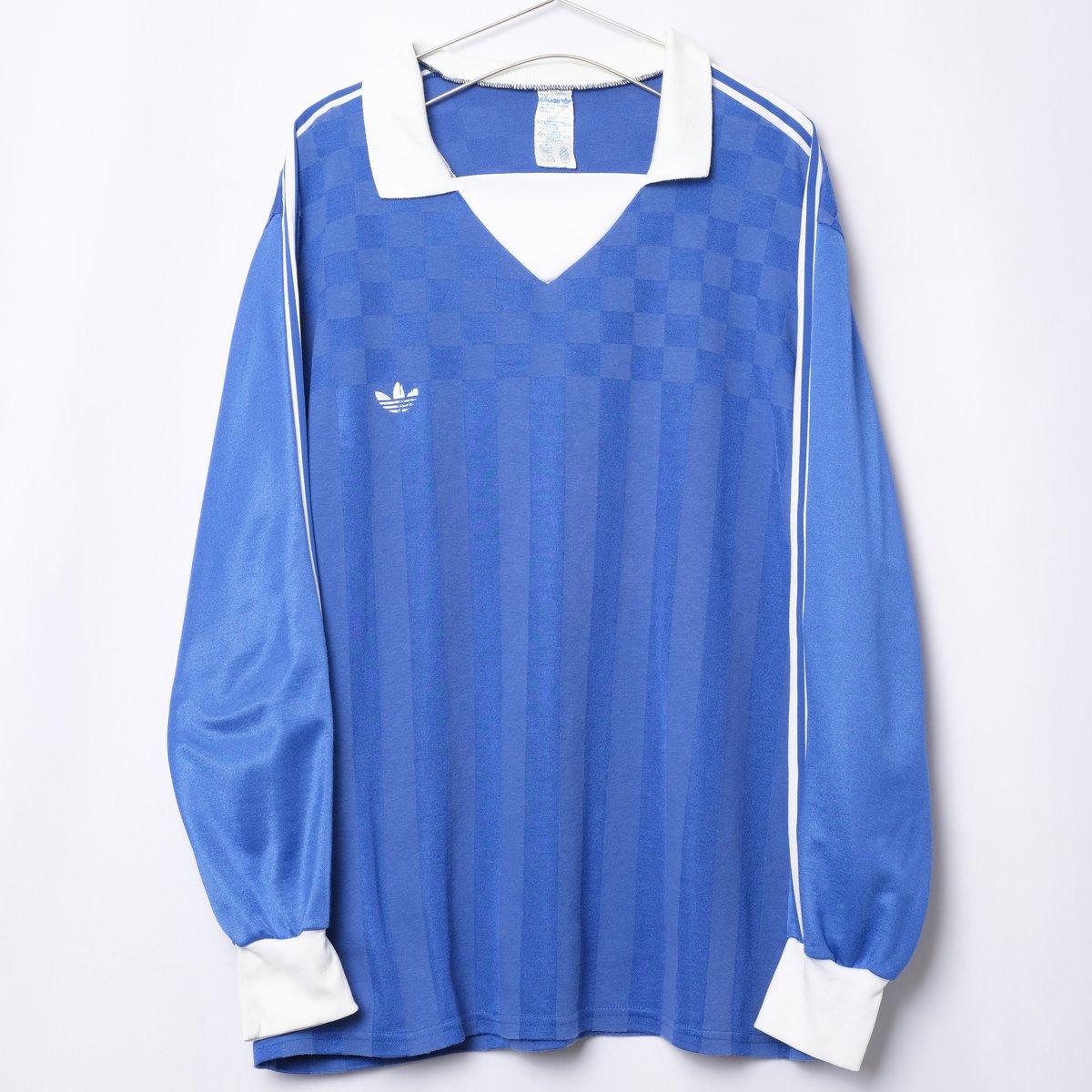 70-80s Vintage adidas Ventex Game Shirt Checker