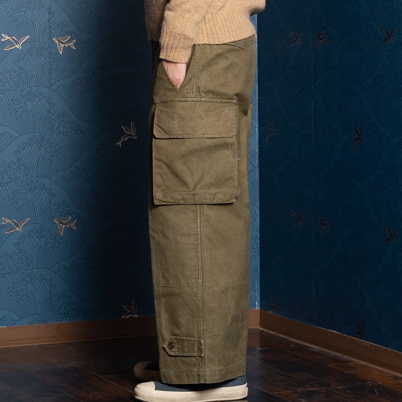 フランス軍　M47 カーゴパンツ　前期　サイズ11 WAIPER.inc フランス軍 M-47 カーゴパンツ 前期型 コットン製