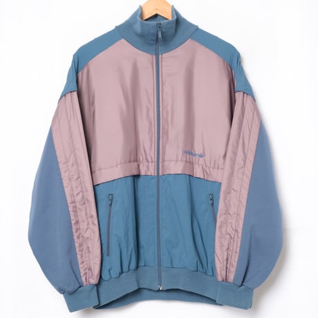 80s Vintage adidas Track Jacket Blue Gray × Gray (Made in West Germany)