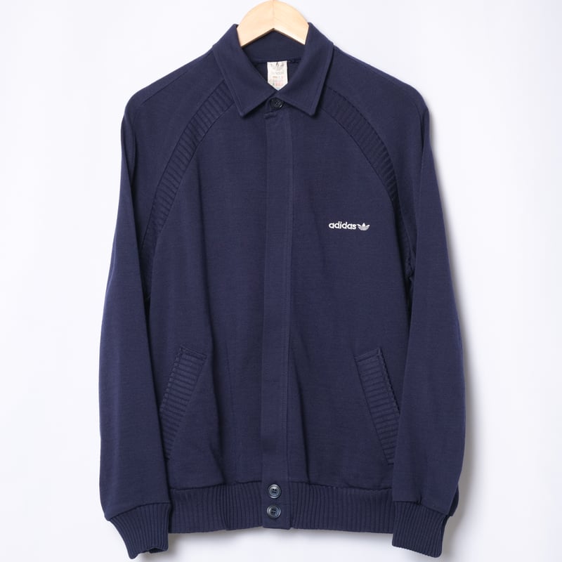 adidas ネイビー ボタン付きジャケット　西ドイツ製 adidas ネイビー ボタン付きジャケット西ドイツ製