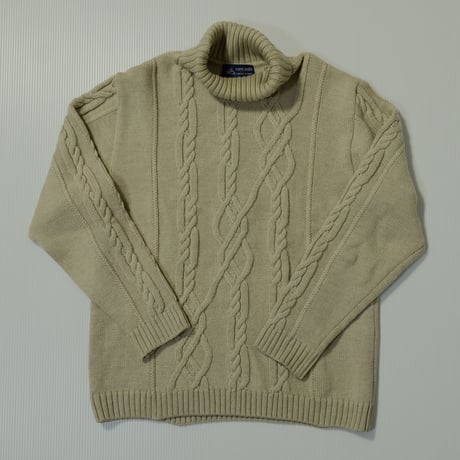 90s00s French Vintage Saint James Turtle Neck wool knit