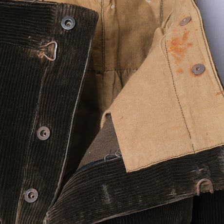 30-40s  Le Mont St Michel Corduroy Trousers Dead Stock