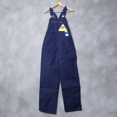 40-50s Le Mont St Michel  Cotton Twill Work Overalls Size 44M Dead Stock