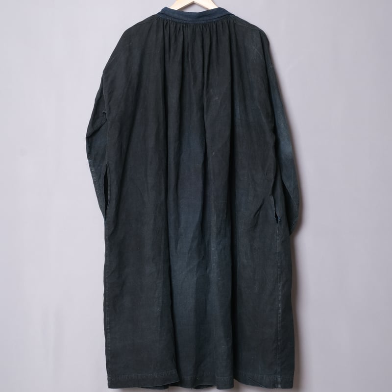 1900s Antique Indigo linen Biaude | Ugla パンと古着と本