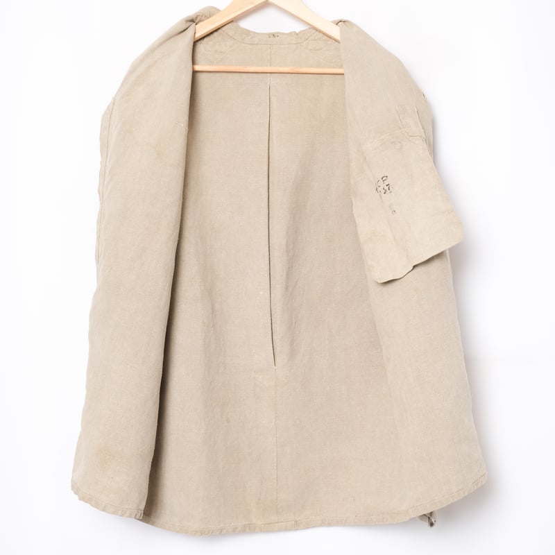 French Army Linen Bourgeron Jacket | Ugla パンと古着と本