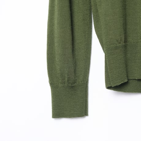 90s JOHN SMEDLEY Merino Wool Knit Polo（Made in England）