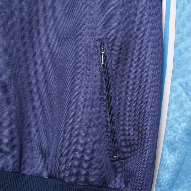 80s Vintage adidas Track Jacket Navy ×Light Blu