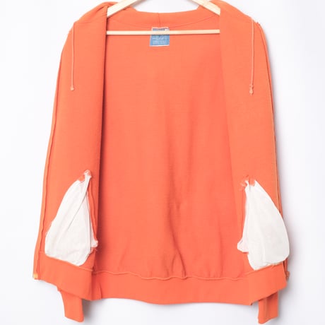70s Vintage adidas Ventex Hoodie Orange (Made in France)