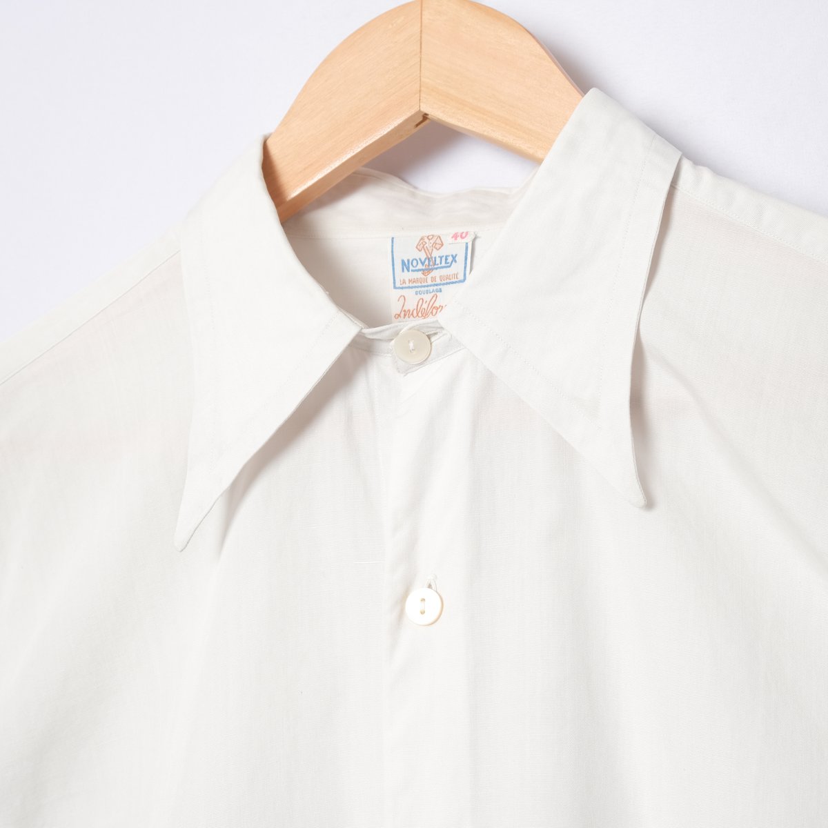 40-50s France Vintage NOVELTEX Dress Shirts | U