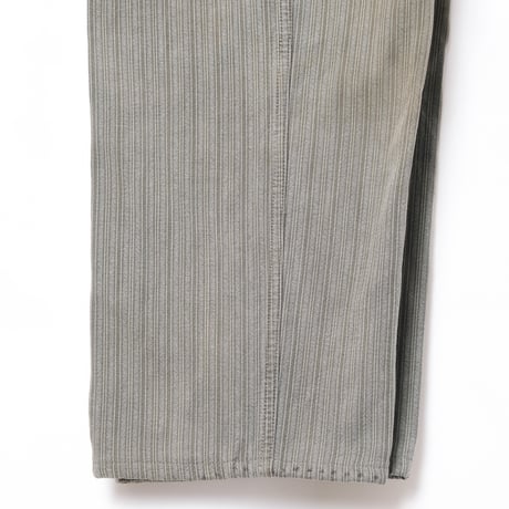 40-50s France Vintage Le Mont St Michel Stripe Trousers
