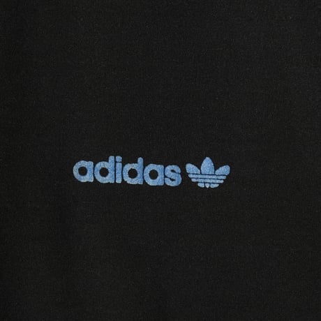 80s Vintage adidas Track Jacket Black × Light Blue（Made in France)