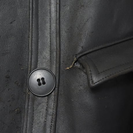 30s French Vintage Adolphe Lafont Leather Jacket（Corbusier Jacket）