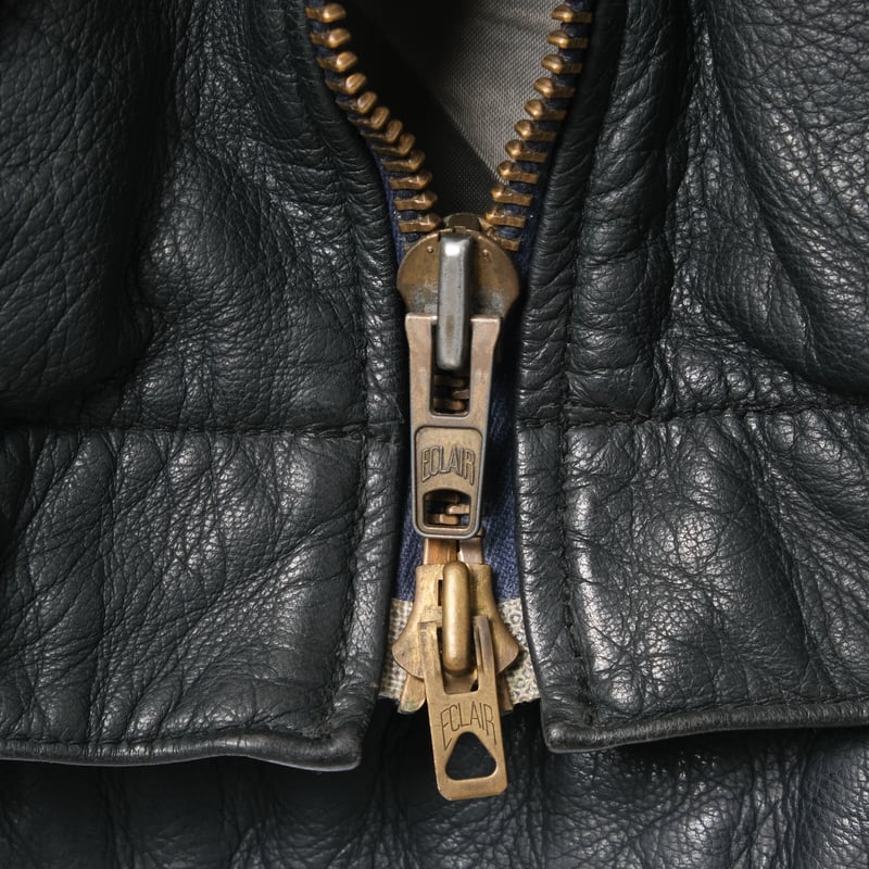 70s-80s French Army Sedpa Pilot Leather Jacket