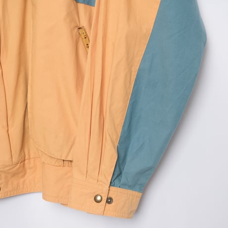 80s Vintage adidas Blouson Mustard × Bluegray（Made in Finland）